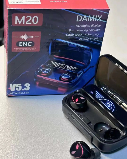 M20 Tws Wireless Earbuds With Comfortable Fit