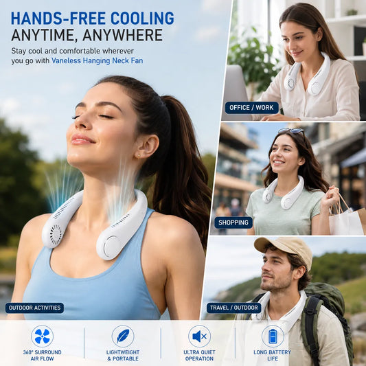Mini Neck Portable Rechargeable Air Cooler
