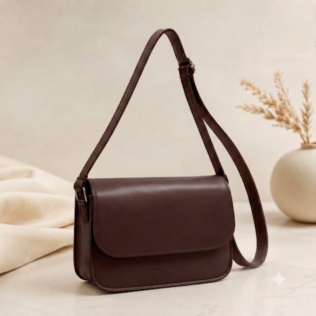 Classic Women's Leather Crossbody Shoulder Bag