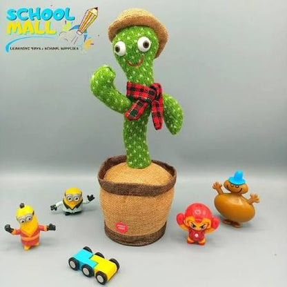 Dancing & Singing Cactus Toy with Music & Voice Repeat