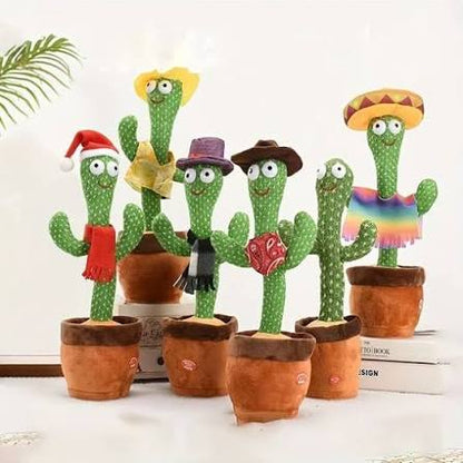 Dancing & Singing Cactus Toy with Music & Voice Repeat