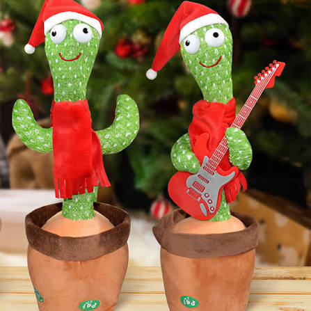 Dancing & Singing Cactus Toy with Music & Voice Repeat