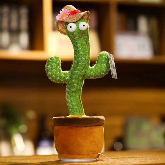 Dancing & Singing Cactus Toy with Music & Voice Repeat