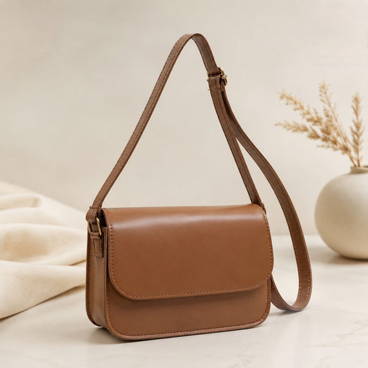 Classic Women's Leather Crossbody Shoulder Bag