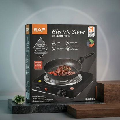 RAF 1000W Single Electric Stove