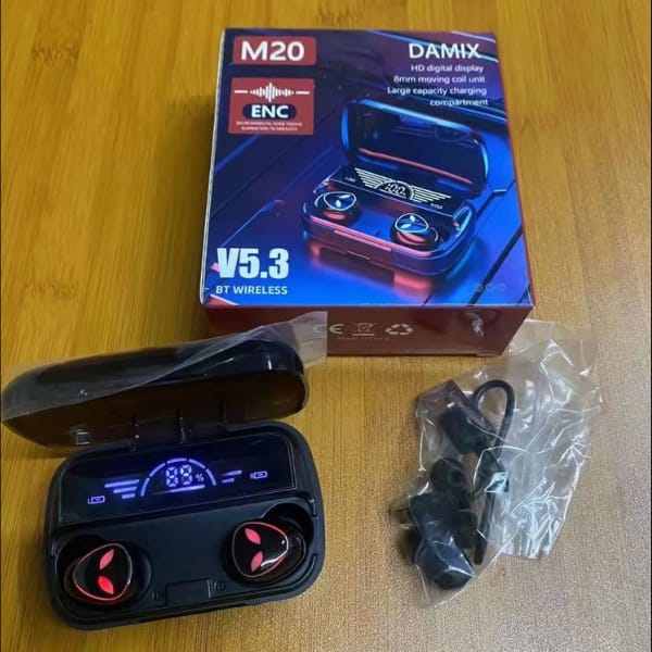 M20 Tws Wireless Earbuds With Comfortable Fit