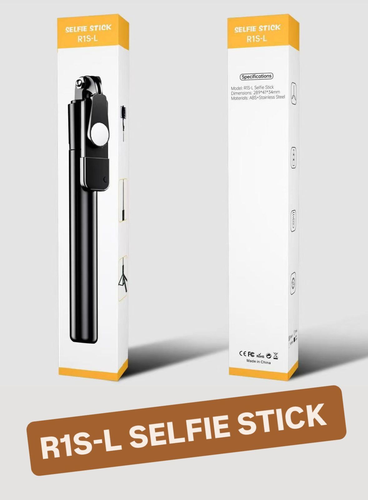 Selfie Stick with Bluetooth Remote Tripod & LED Light