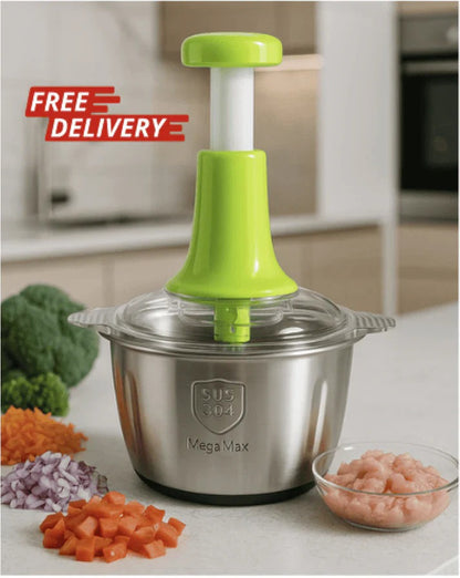 Effortless Bowl Vegetable Chopper & Meat Mincer