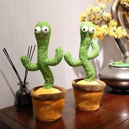 Dancing & Singing Cactus Toy with Music & Voice Repeat