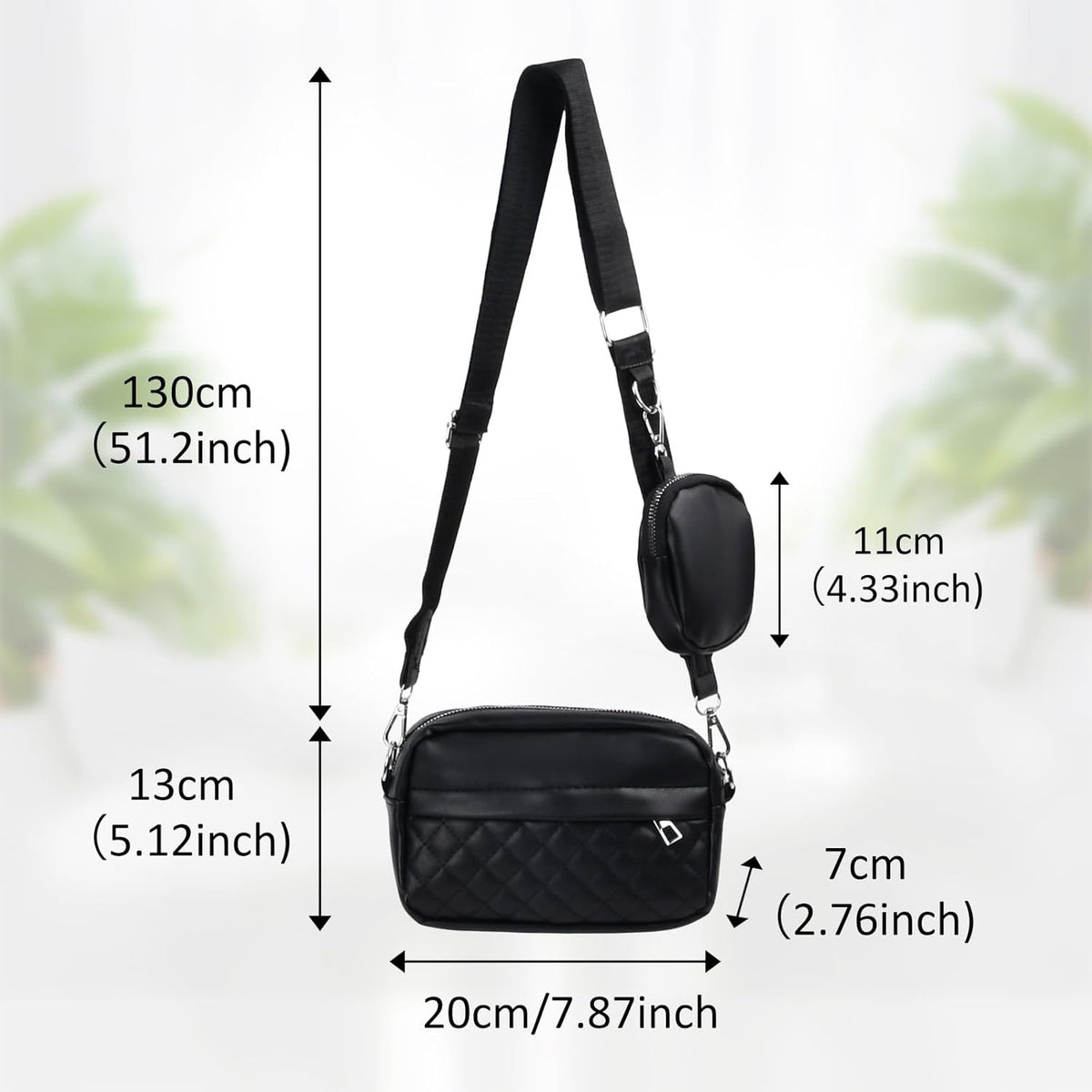 Stylish Girl's Convertible Crossbody Bag
