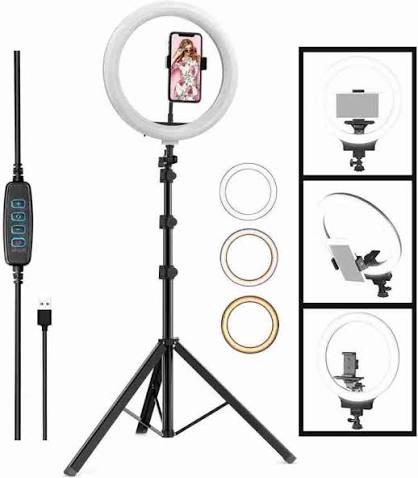 LED Ring Light with 7 Feet Adjustable Tripod Stand