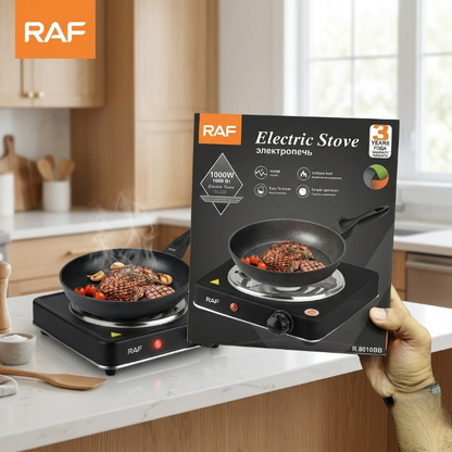 RAF 1000W Single Electric Stove