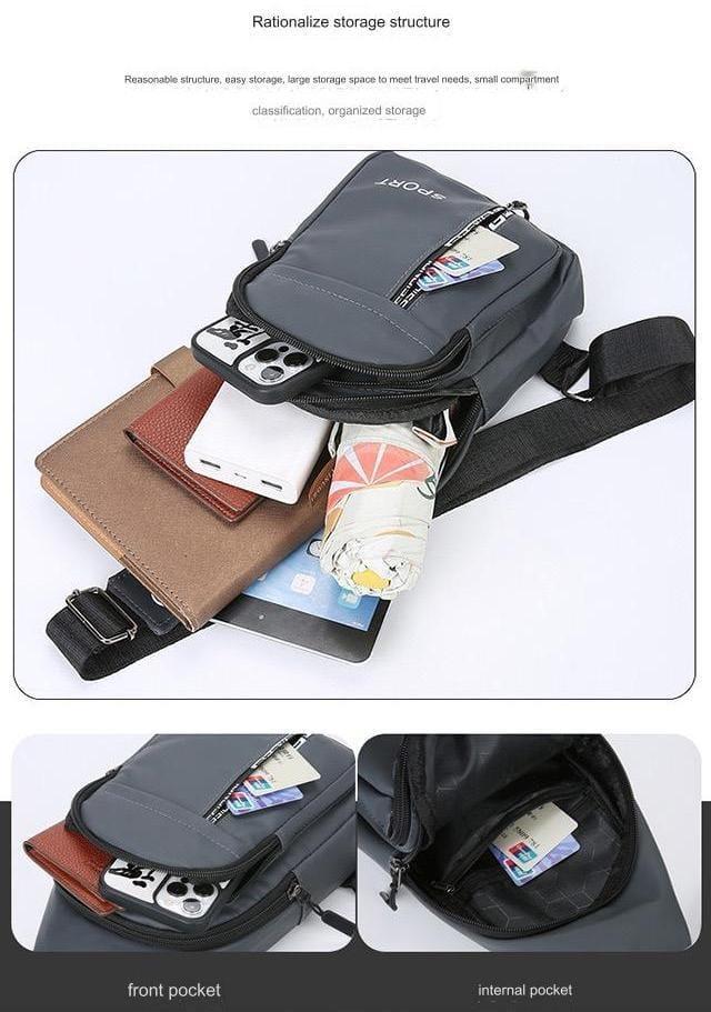 Premium Men’s Chest Sling Bag