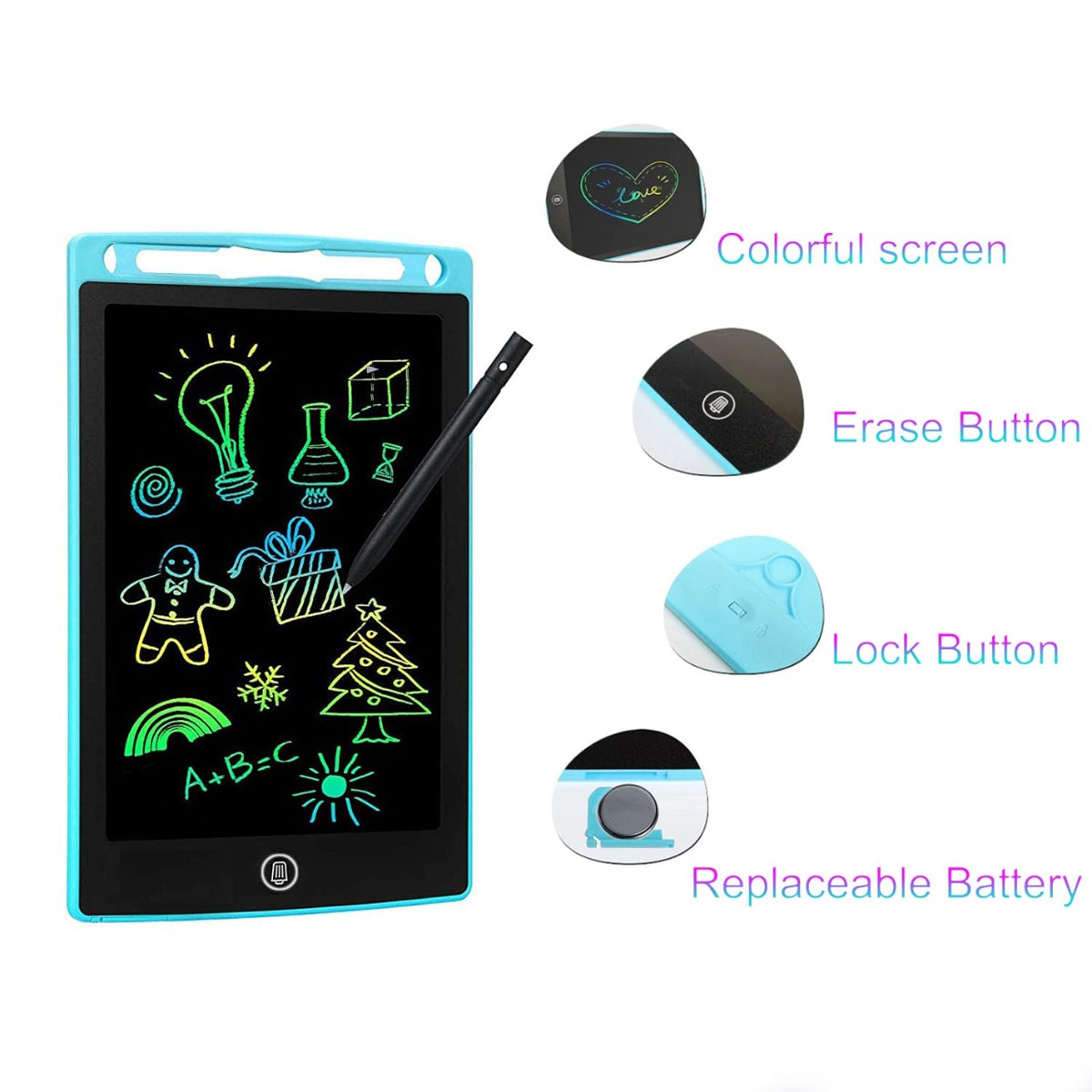 LCD Writing Tablet  Digital Drawing & Writing Pad for Kids