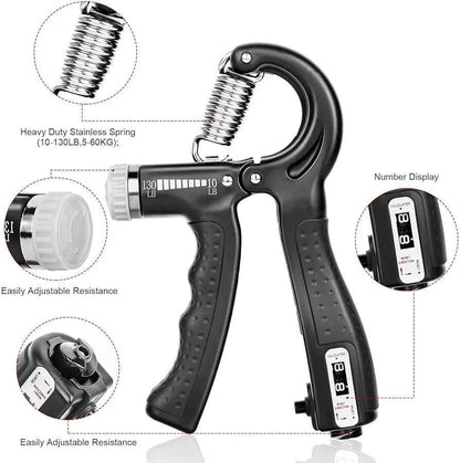 Adjustable Hand Gripper 5-60kg With Counter