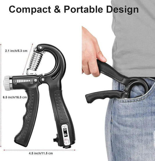 Adjustable Hand Gripper 5-60kg With Counter