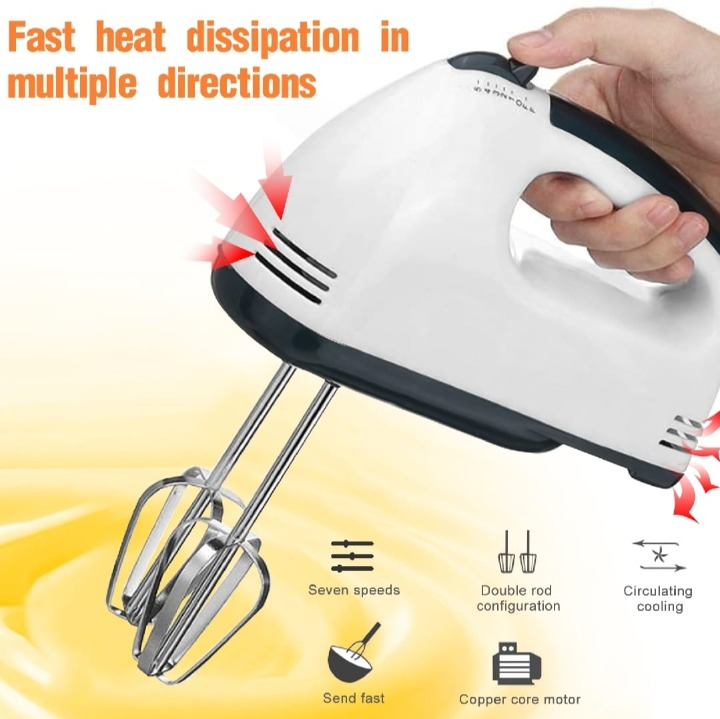 Electric Hand Mixer Machine – Cake, Eggs & Baking