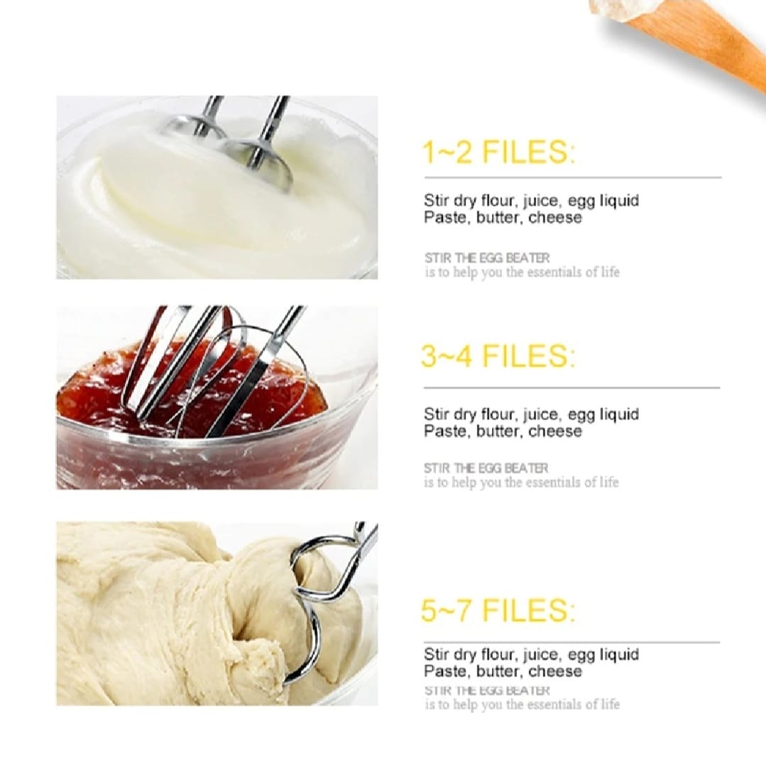 Electric Hand Mixer Machine – Cake, Eggs & Baking