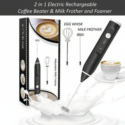 Rechargeable Electric Coffee Beater