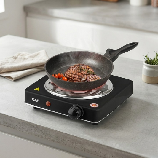 RAF 1000W Single Electric Stove