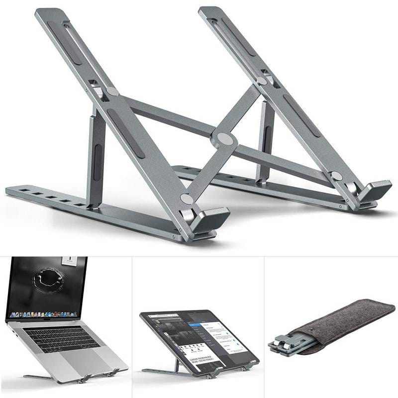 Folding Adjustable Steel Laptop Stand