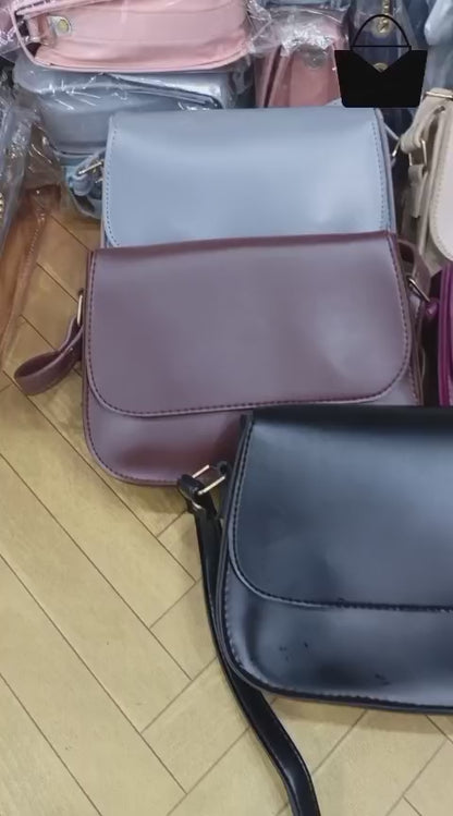 Classic Women's Leather Crossbody Shoulder Bag