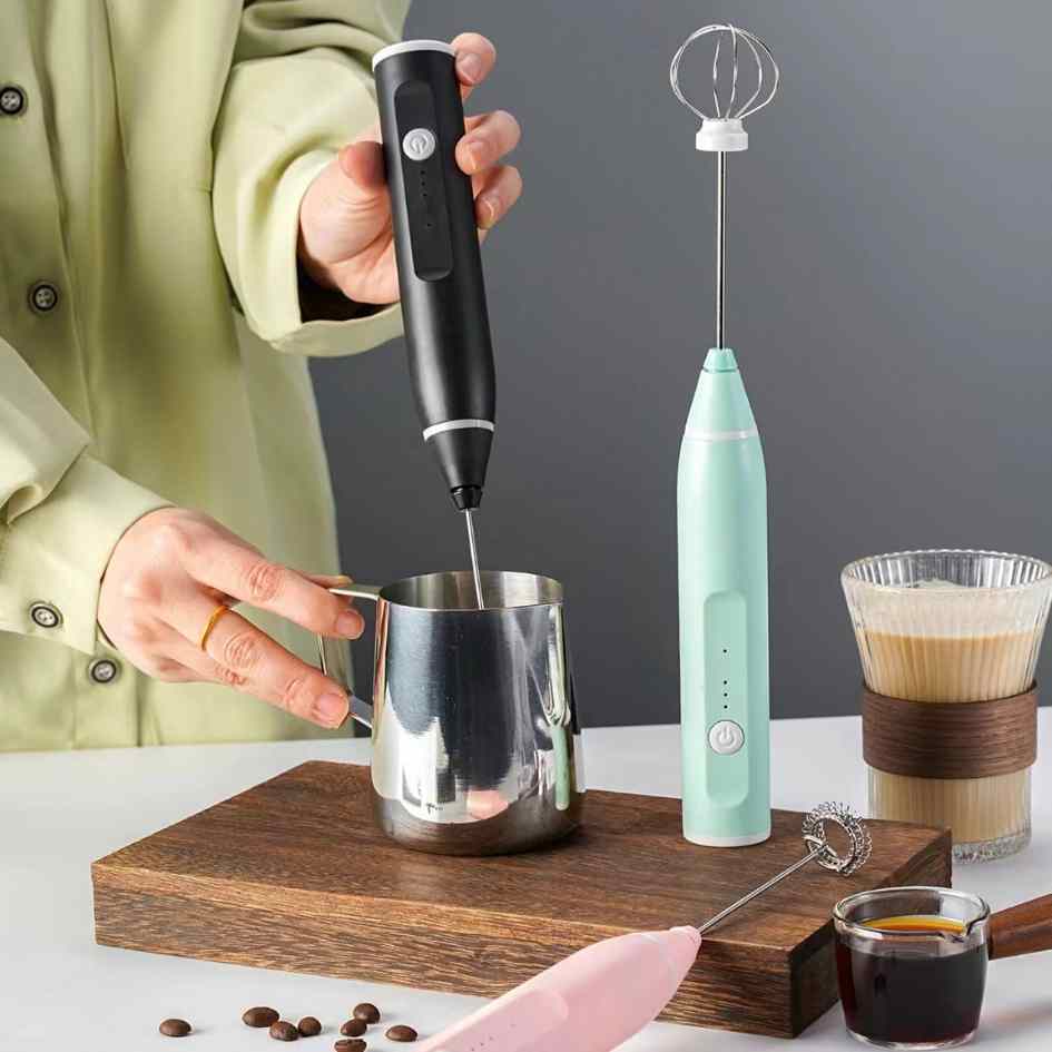 Rechargeable Electric Coffee Beater