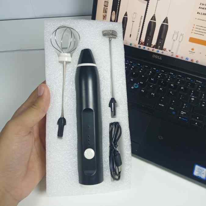 Rechargeable Electric Coffee Beater